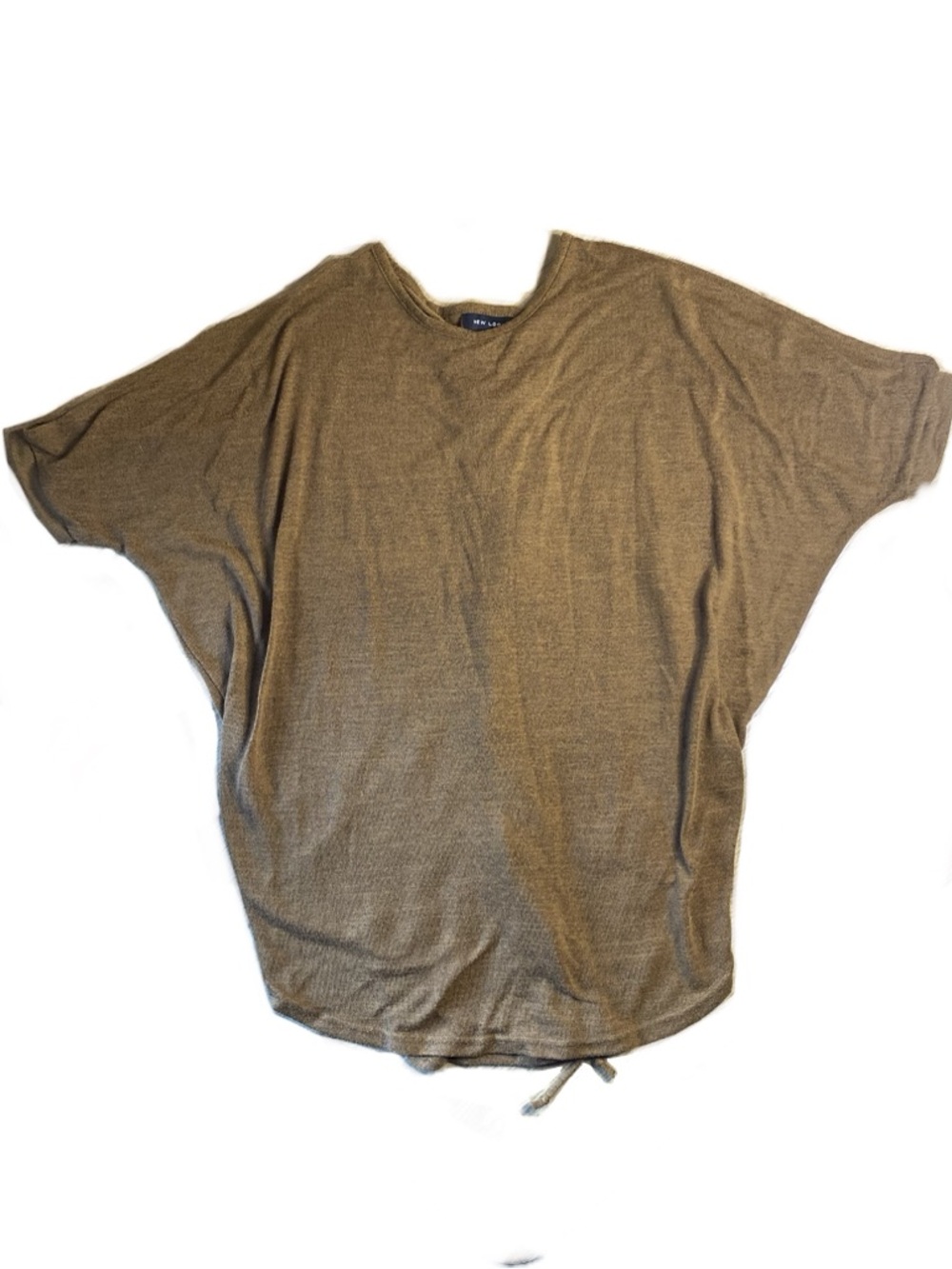 New Look  Small Short Sleeve bat sleeve Tee in Mustard Color